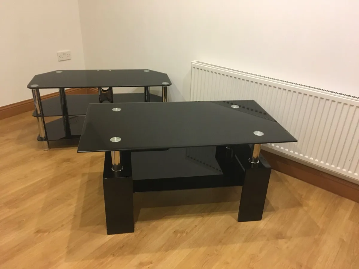 Coffee table ,TV stand and bar cart - Image 4