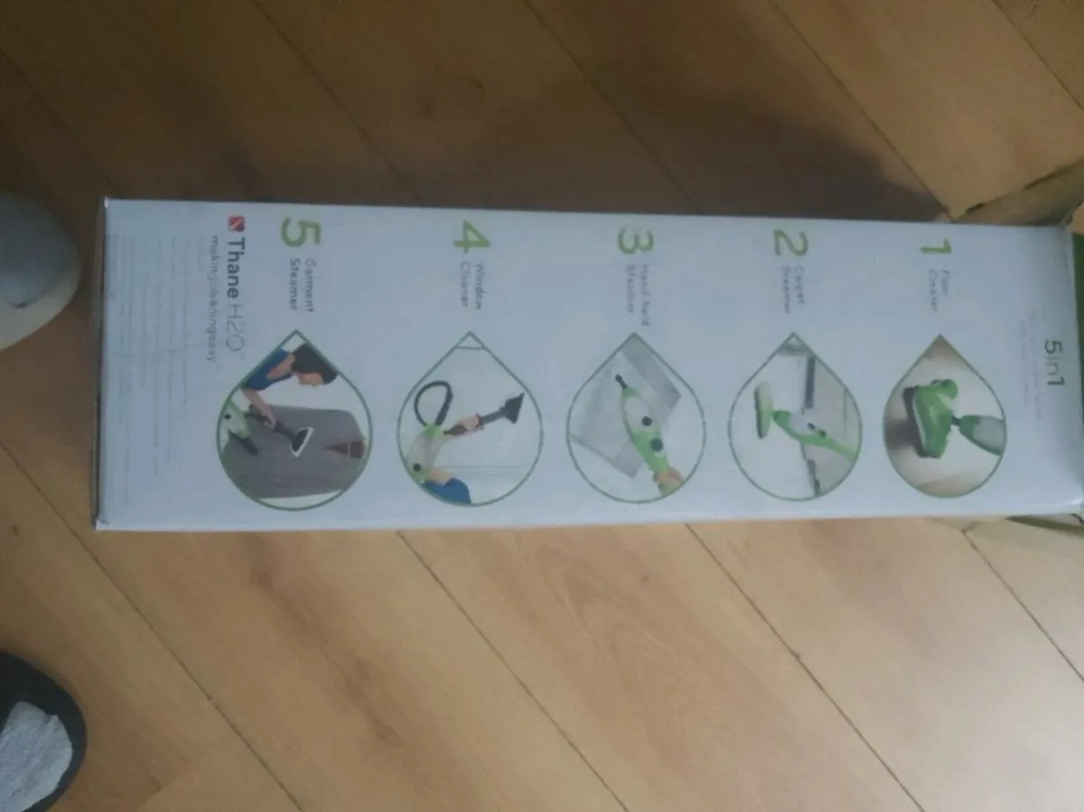 H20 Steam Mop 5 in 1 cleaning system - Image 2