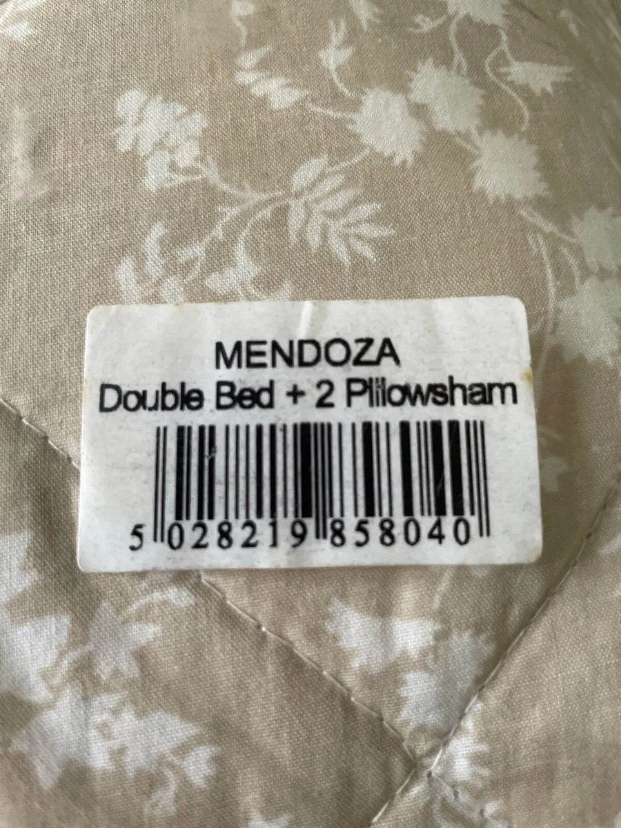 Brand New Double Bedspread + 2 Pillow Shams - Image 2