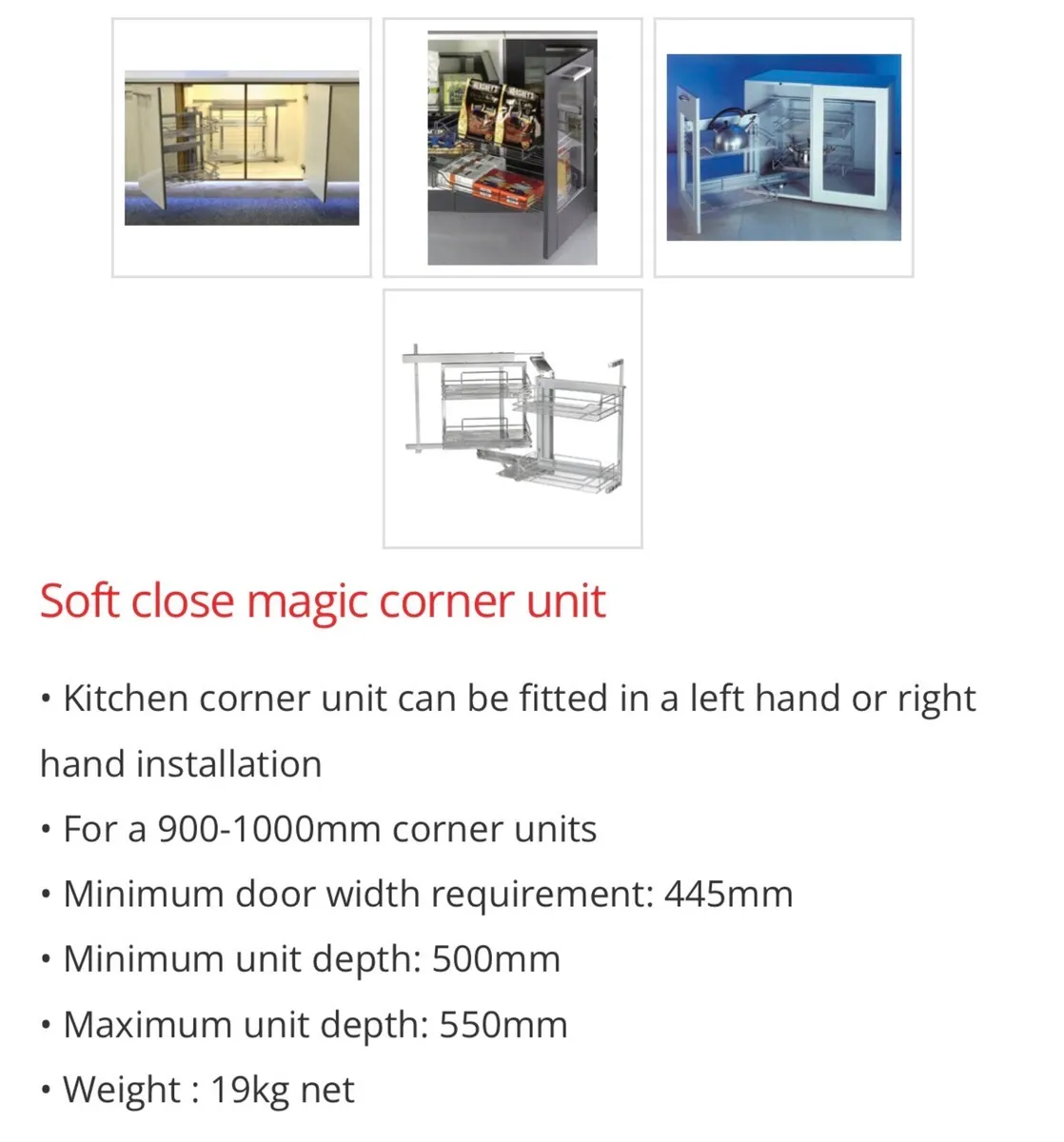 Kitchen components and sheet material - Image 1