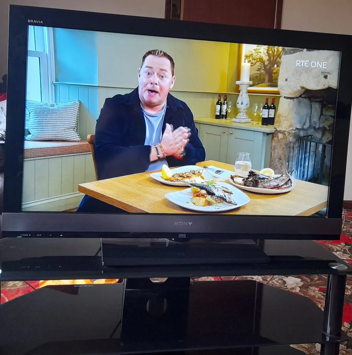 TV and Stand - Image 1