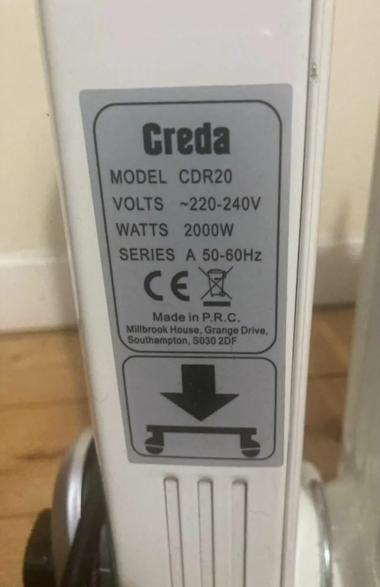 Creda 2000W Oil Filled Radiator - Image 4