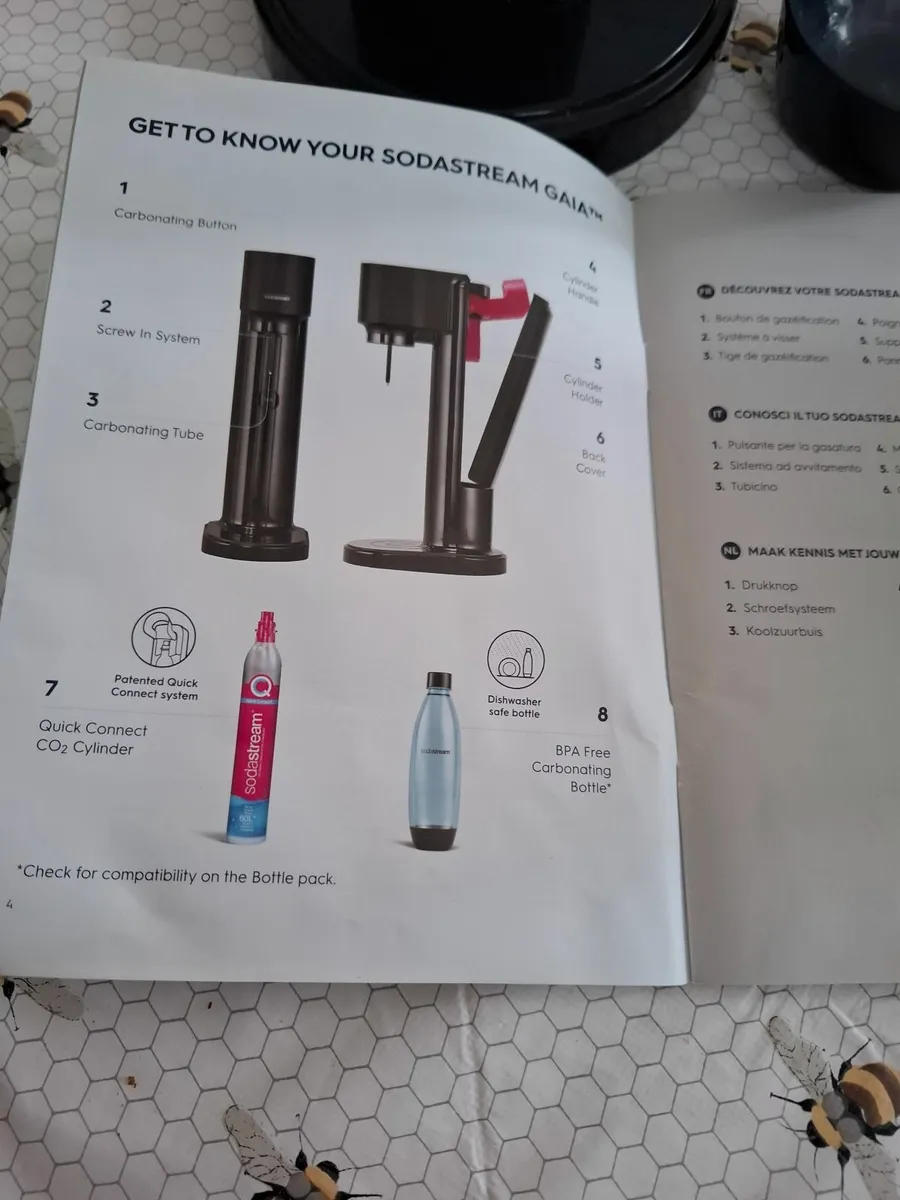 Sodastream 1lL with CPA carbonating bottle - Image 3