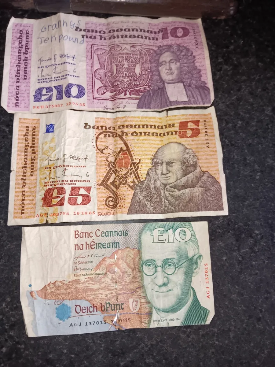 Old irish pound - Image 1