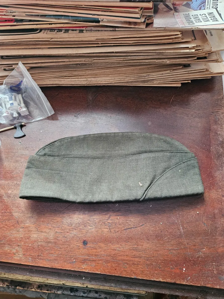 Vintage Army Military Cap - Image 3