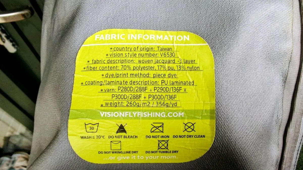 Vision Lohi Fly Fishing Wading Jacket - Image 3