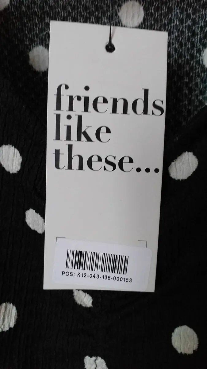 BRAND NEW  BLACK POLKA DOT DRESS - Image 3