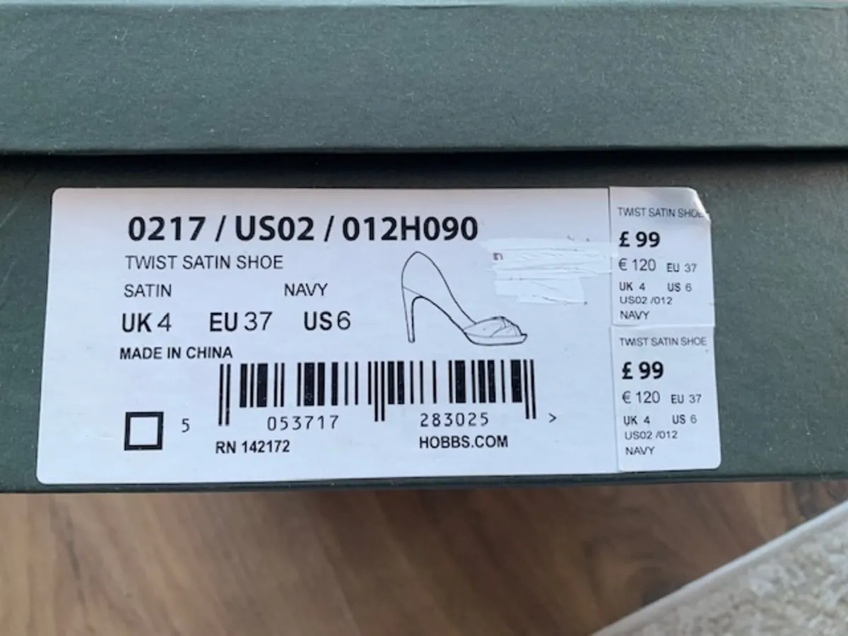 Hobbs - Court Satin Twist Navy - Image 2