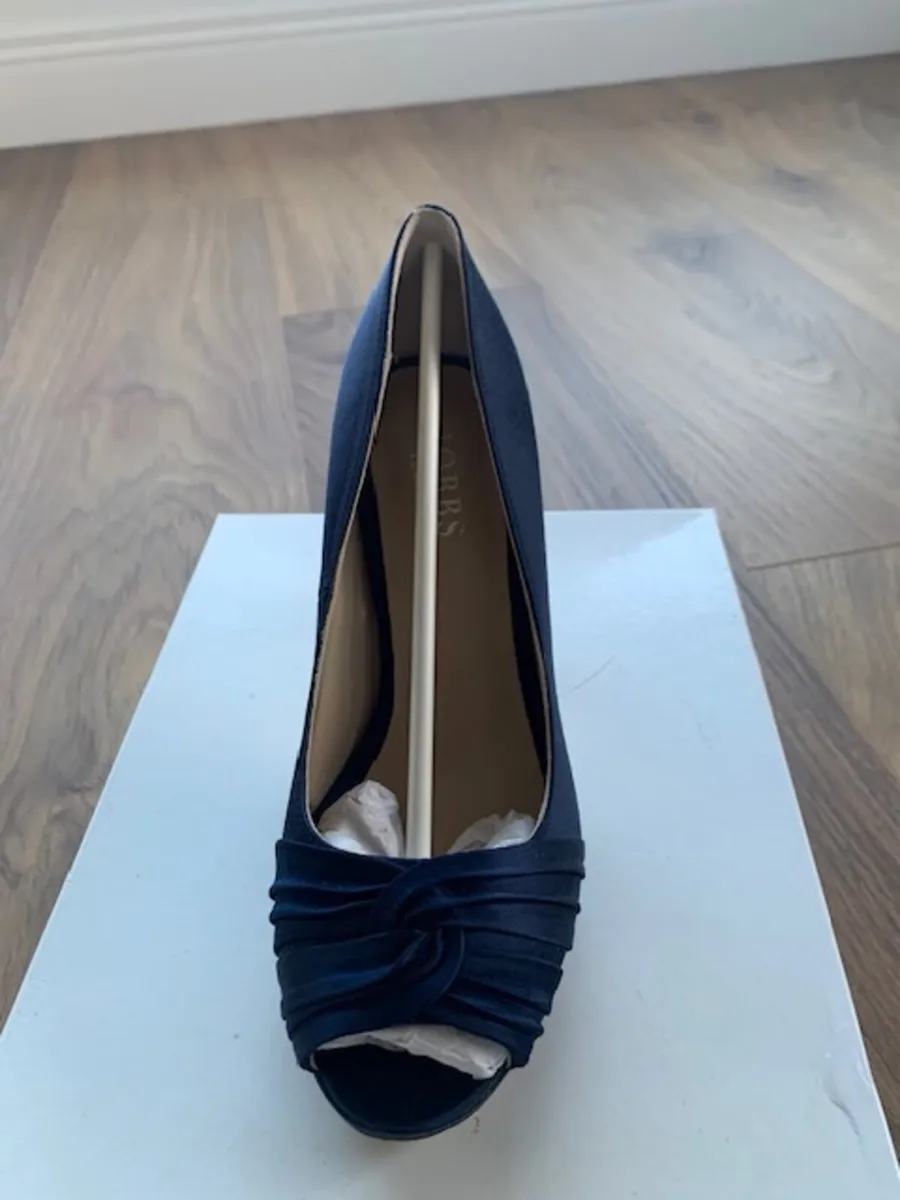 Hobbs - Court Satin Twist Navy - Image 4