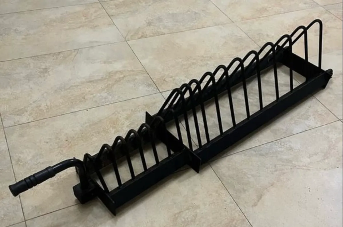 Olympic weight plates toaster storage rack - Image 3