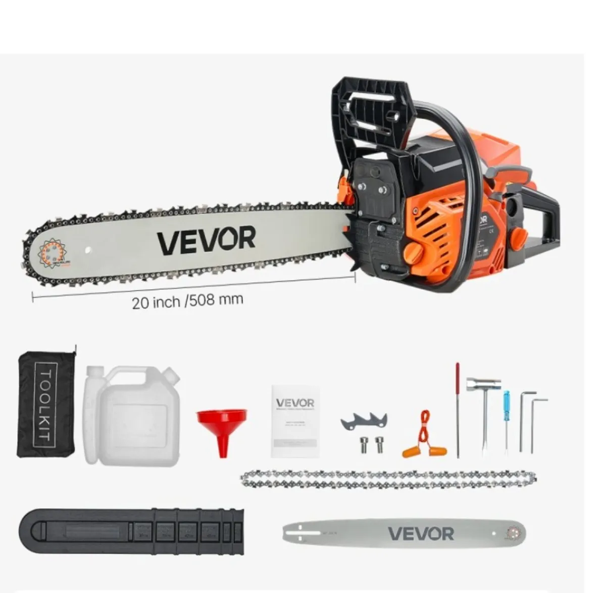 58cc chainsaw 20" bar - Image 3