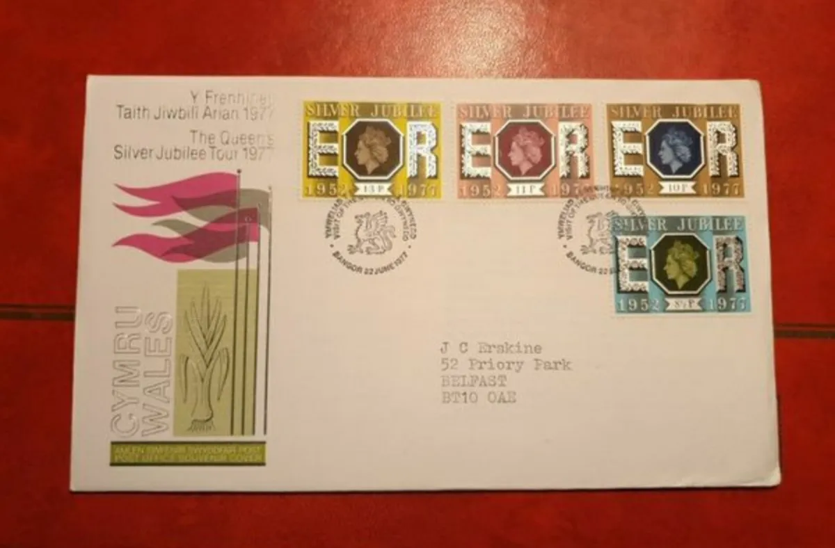 QEII Silver Jubilee Tour 1977 Stamp Covers - Image 2