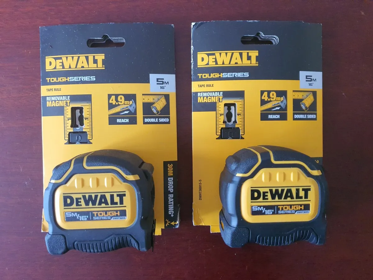 Dewalt / Stanley Wide Blade Measure Tapes - Image 2