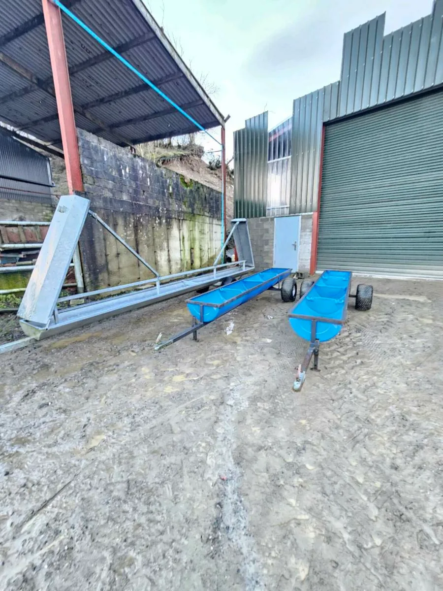 Mobile Calf Feeding Troughs - Image 1
