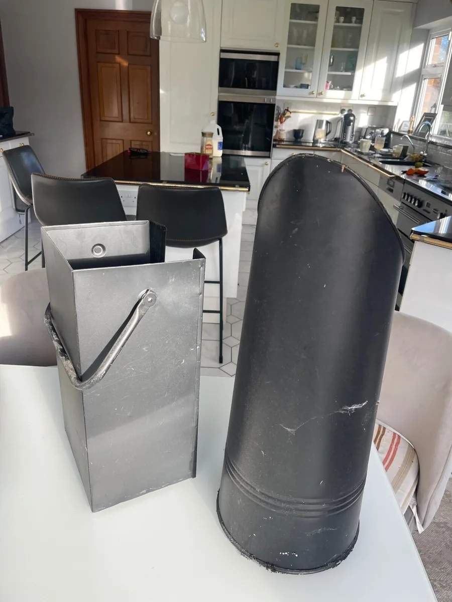 Coal Bucket and Briquette Holder - Image 3