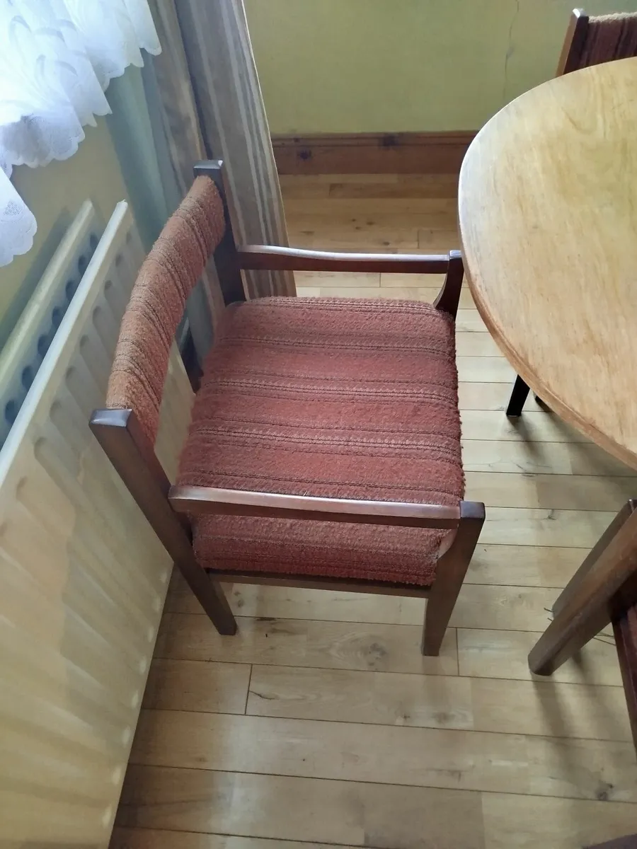 Dining Table , six chairs  Retro 1970's - Image 2