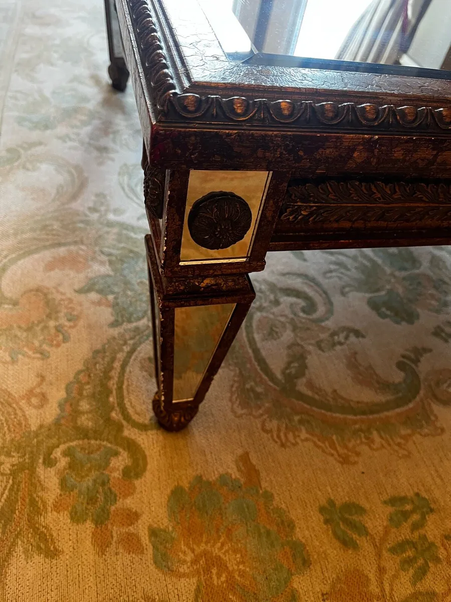 Coffee table mirrored - Image 2