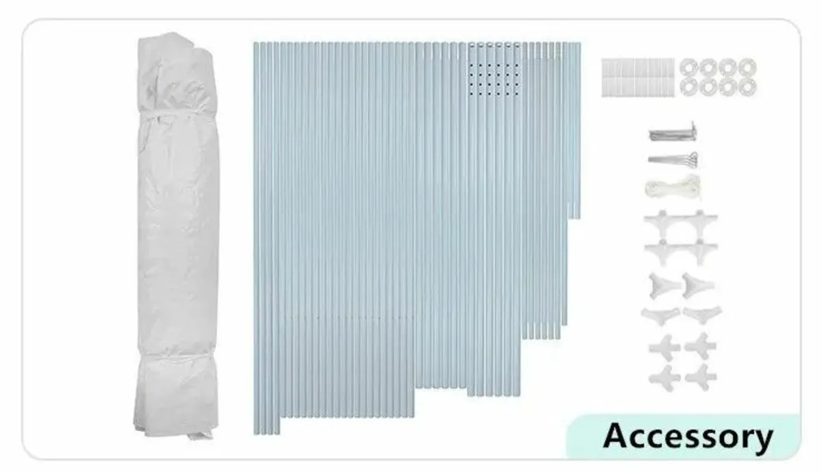 Canopy Party Tent - Gazebo  3m x 6m (10' x 20') - Image 2