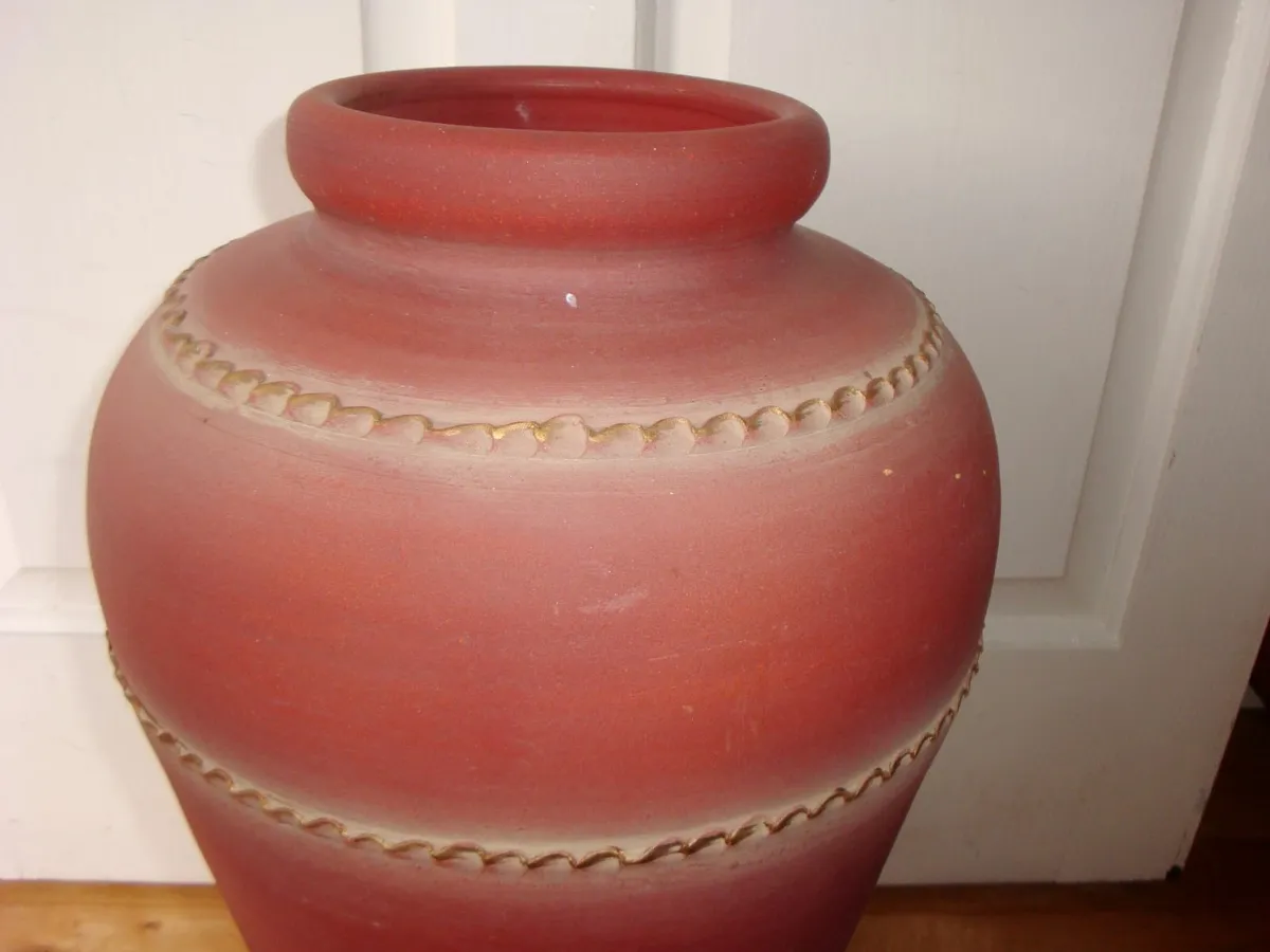 Large terracotta vase H50cm - Image 4