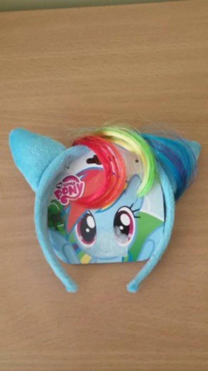 New: My Little Pony Rainbow Dash hairband