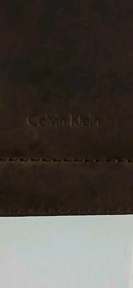 Calvin Klein Brown Leather Bag - Image 2