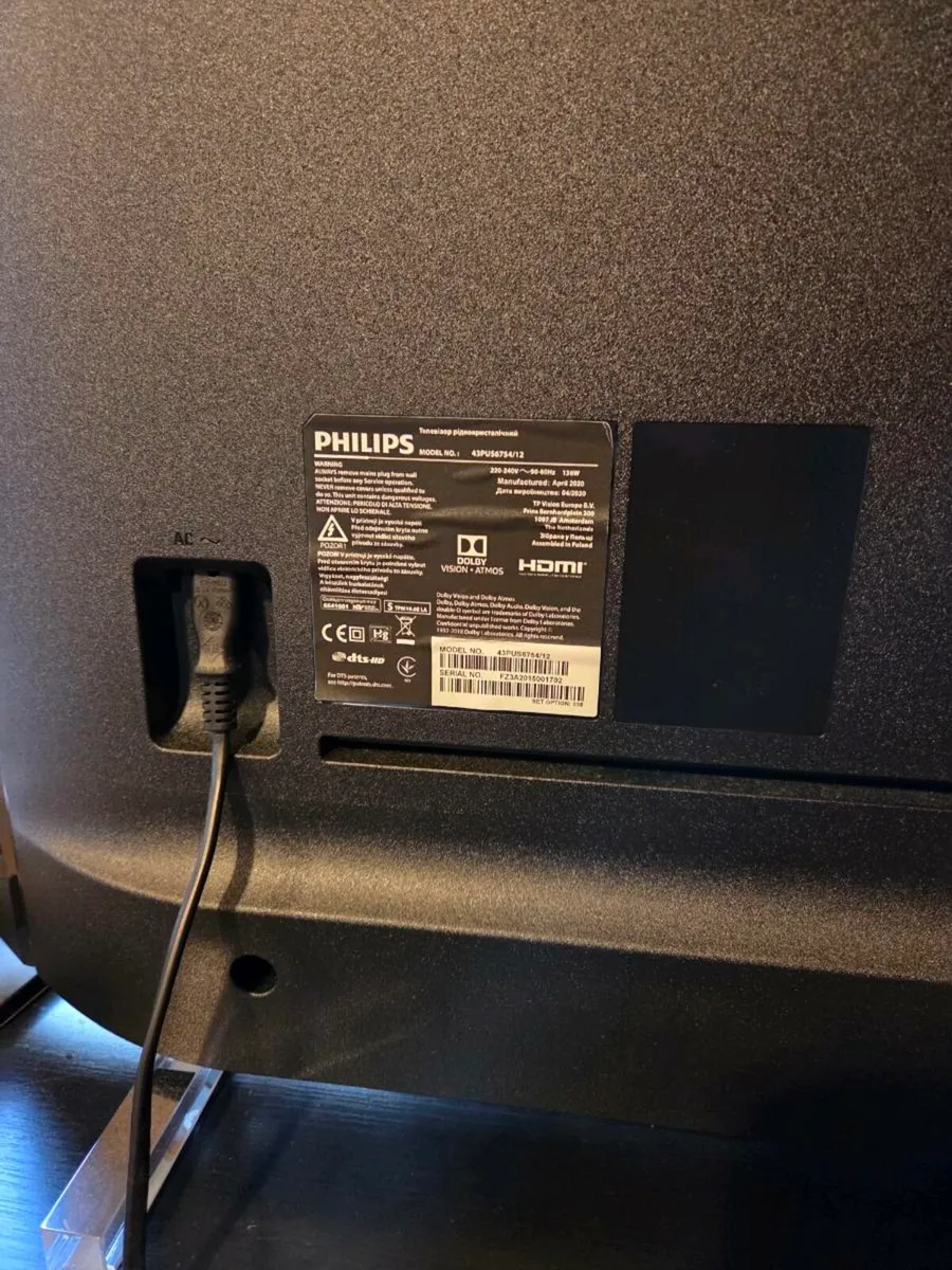 Philips Smart TV ambilight 43in - Image 4