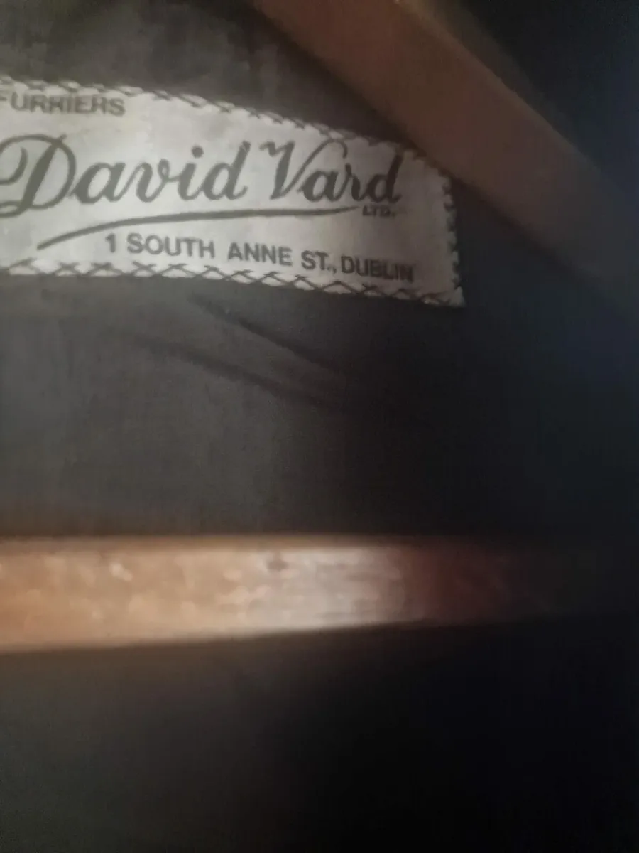 David Vard Vintage ladies long brown mink coat - Image 2