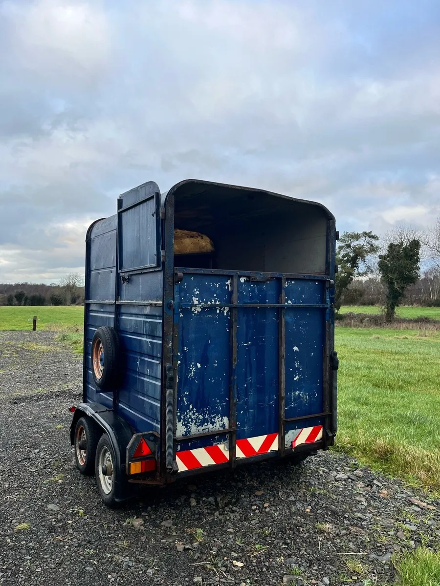 Rice Horsebox - Twin Axle trailer - Tows well. - Image 4