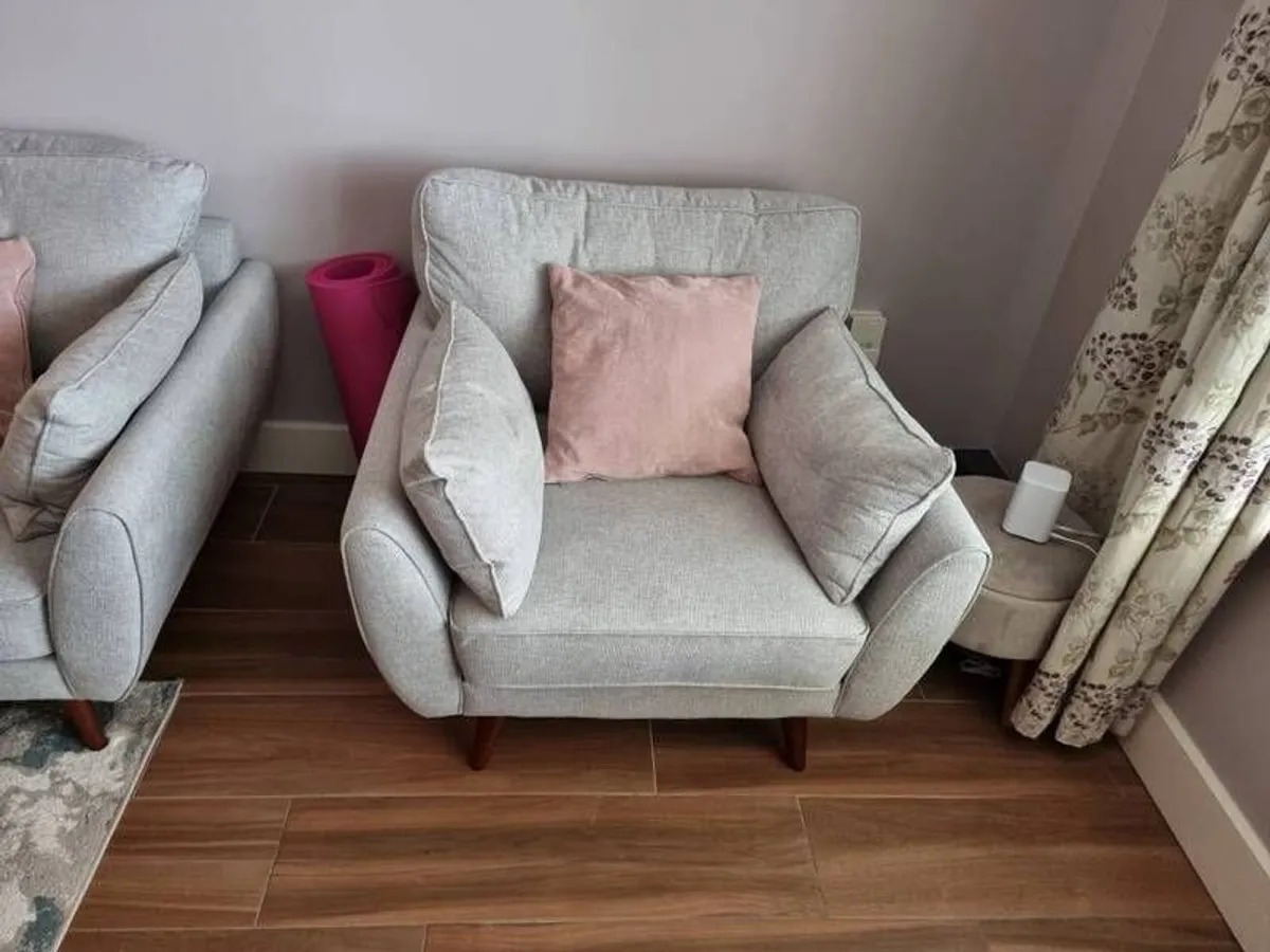 corner sofa and armchair - Image 3