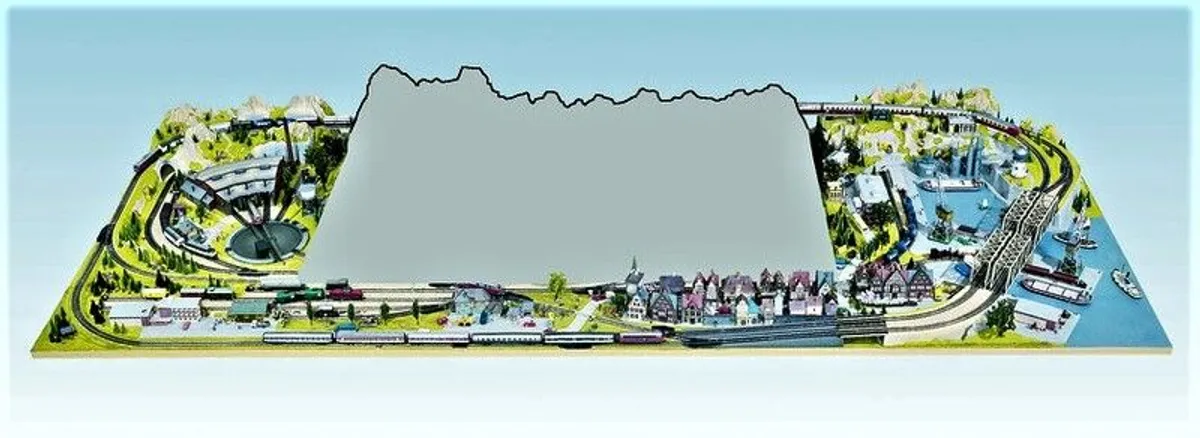 Noch 'Luzern' Preformed model Railroad Layout - Image 2