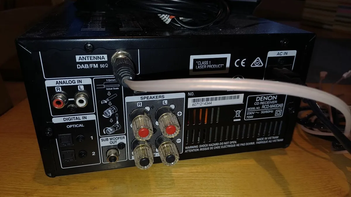 Denon Rcd m40 dab stereo - Image 2