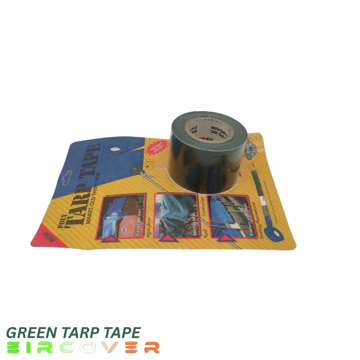 Tarp tape small  W5cm / L10m  (2" x 35') White - Image 3
