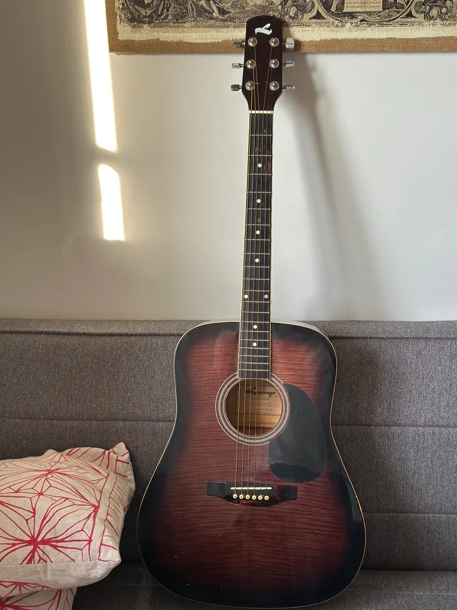 Lorenzo flame series acoustic guitar - Image 4