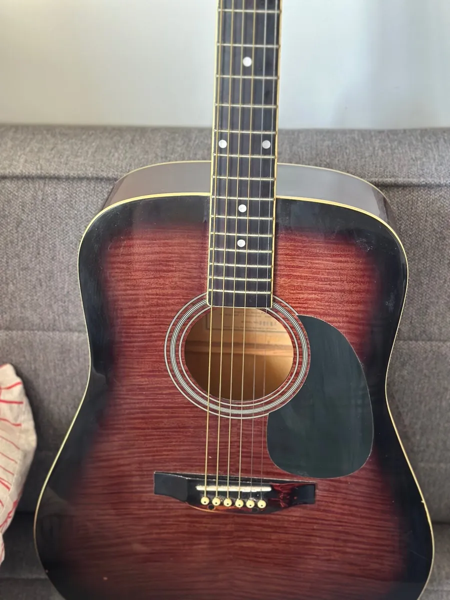 Lorenzo flame series acoustic guitar - Image 1