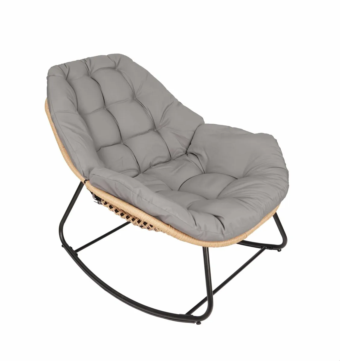 Natural Rattan Rocking Chair - Image 2