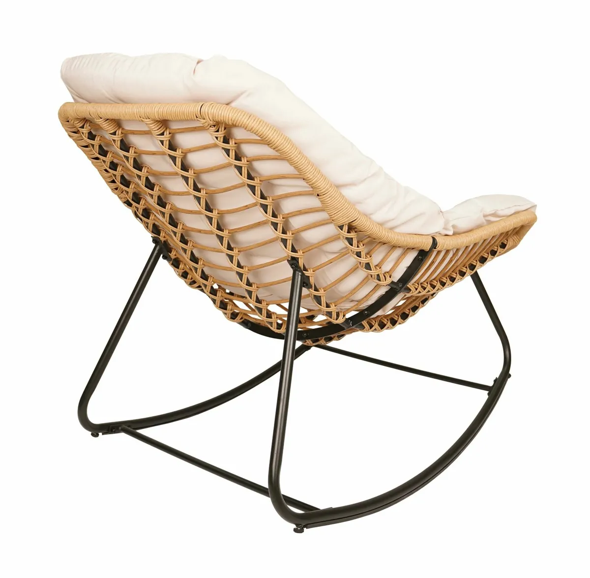 Natural Rattan Rocking Chair - Image 4