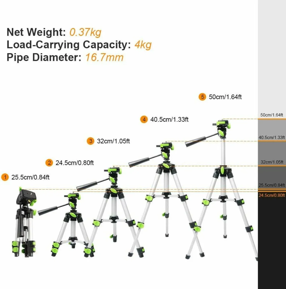 New Huepar Compact Mini Tripod for laser level - Image 2