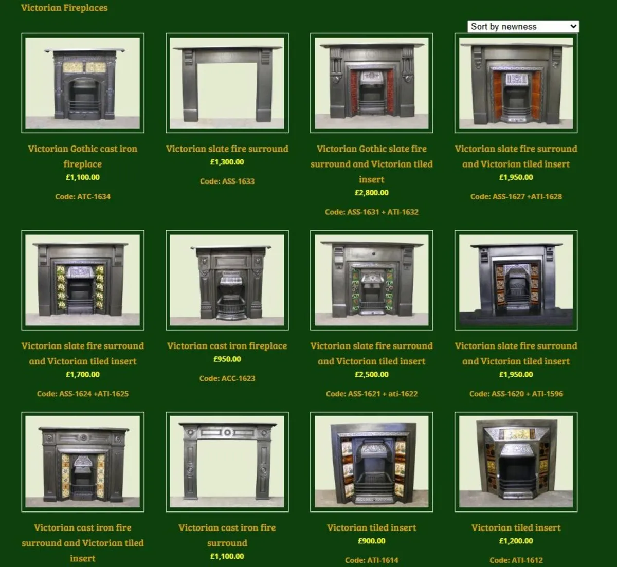 Vintage Victorian cast iron fireplace complete - Image 4