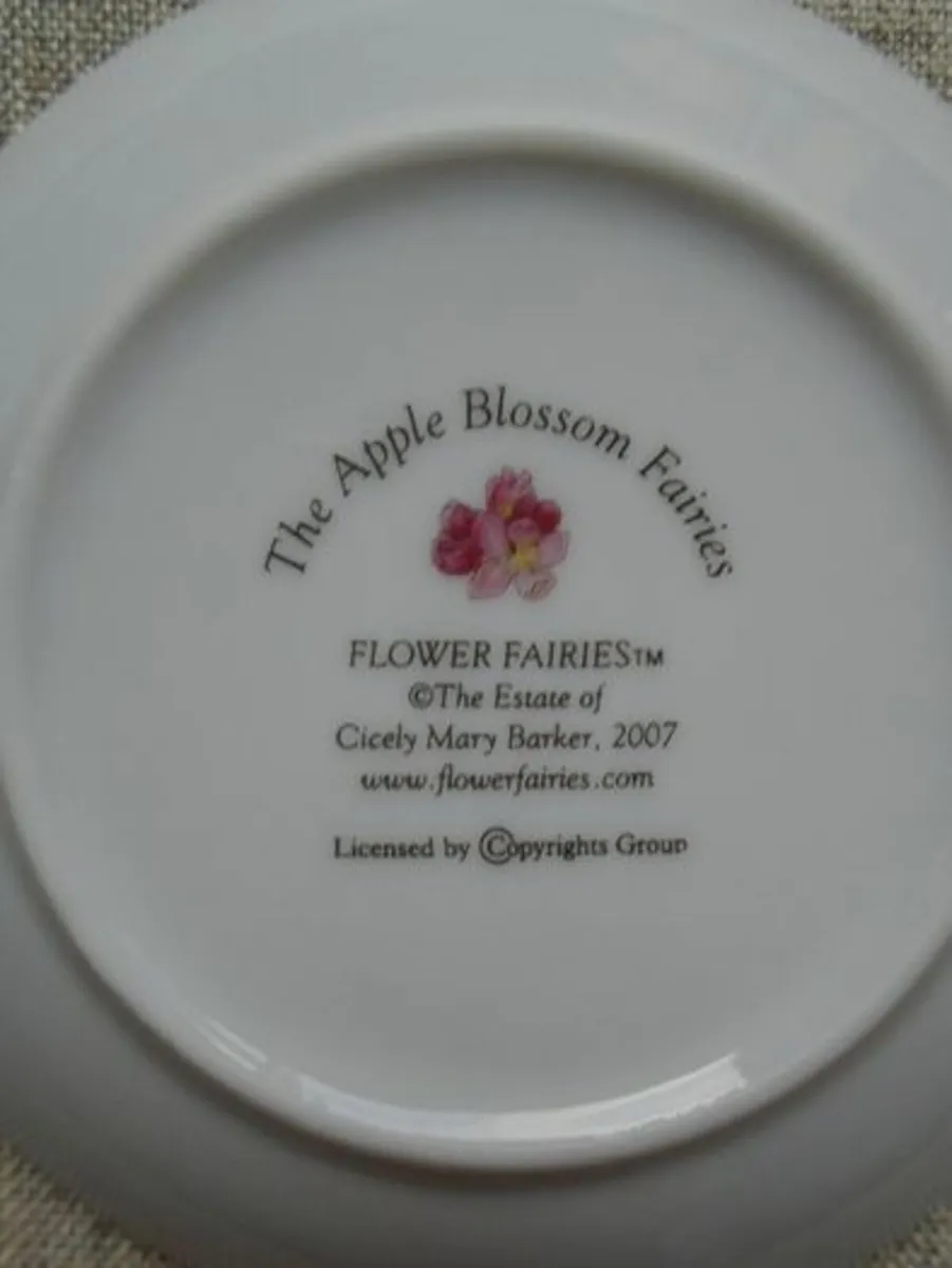 Flower fairy plate, Ornaments. Home decor, Gift - Image 2