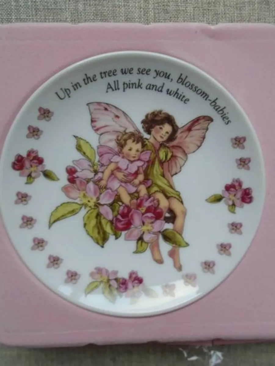 Flower fairy plate, Ornaments. Home decor, Gift - Image 3