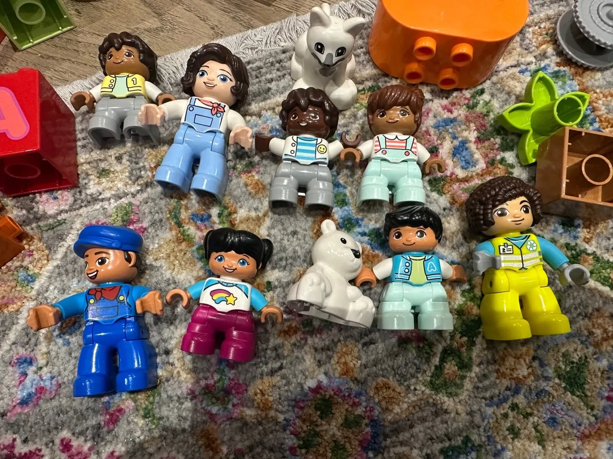 Big Lego Duplo bundle vehicles/people/bricks - Image 1