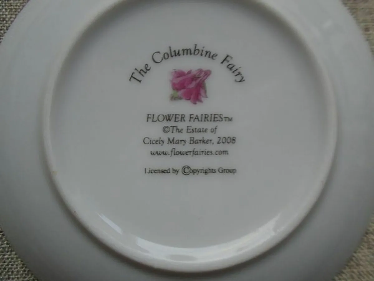 Flower fairy plate, Ornament, Gift - Image 2