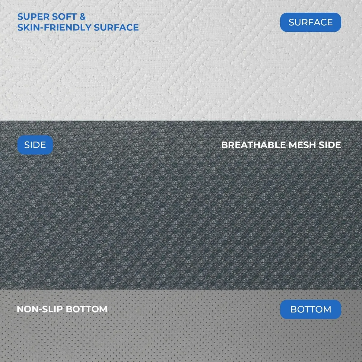 Folding Mattress Single Size, 15CM Gel Memory - Image 4