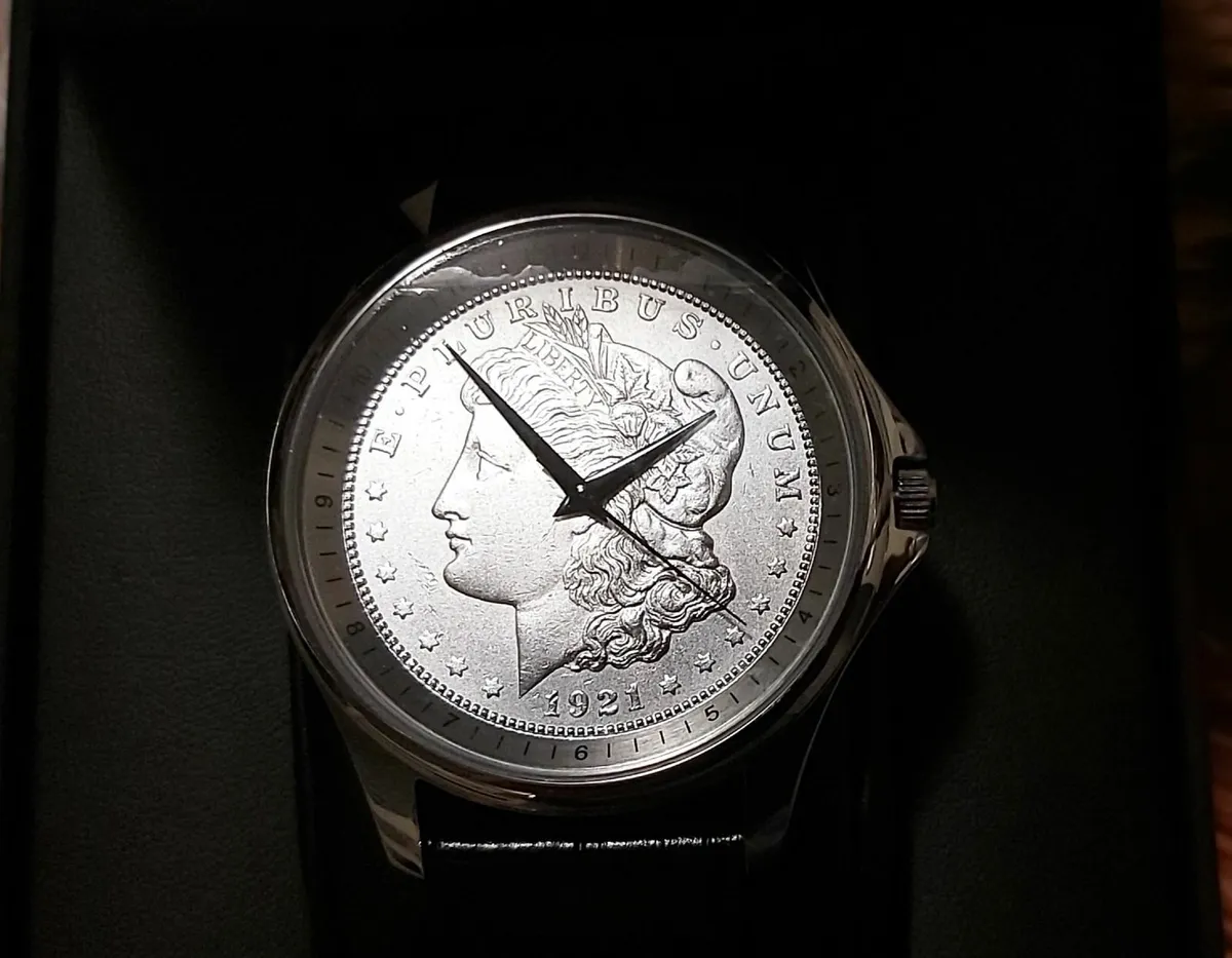 1921 morgan silver dollar watch - Image 1