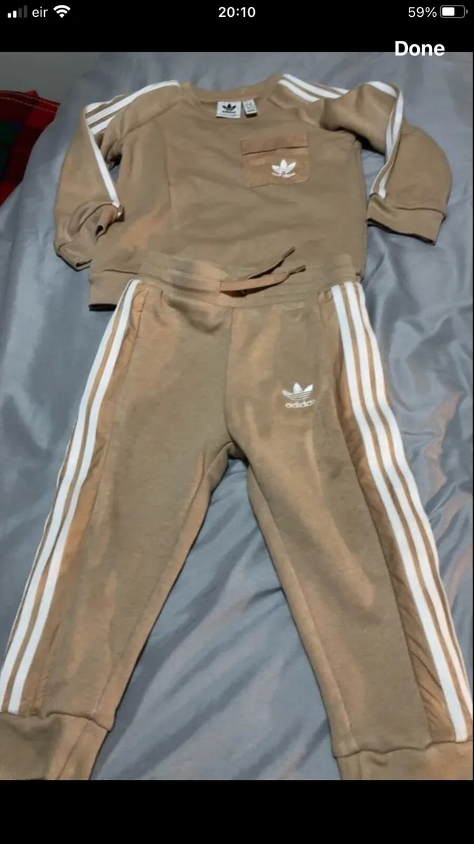 Boys adidas tracksuit 18/24 mths €15 - Image 1