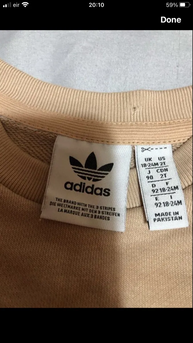 Boys adidas tracksuit 18/24 mths €15 - Image 3