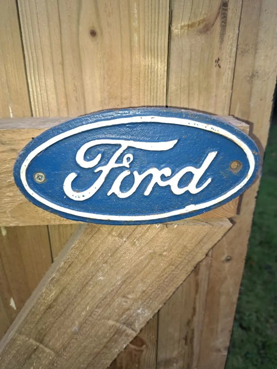 Small  ford cast iron sign
