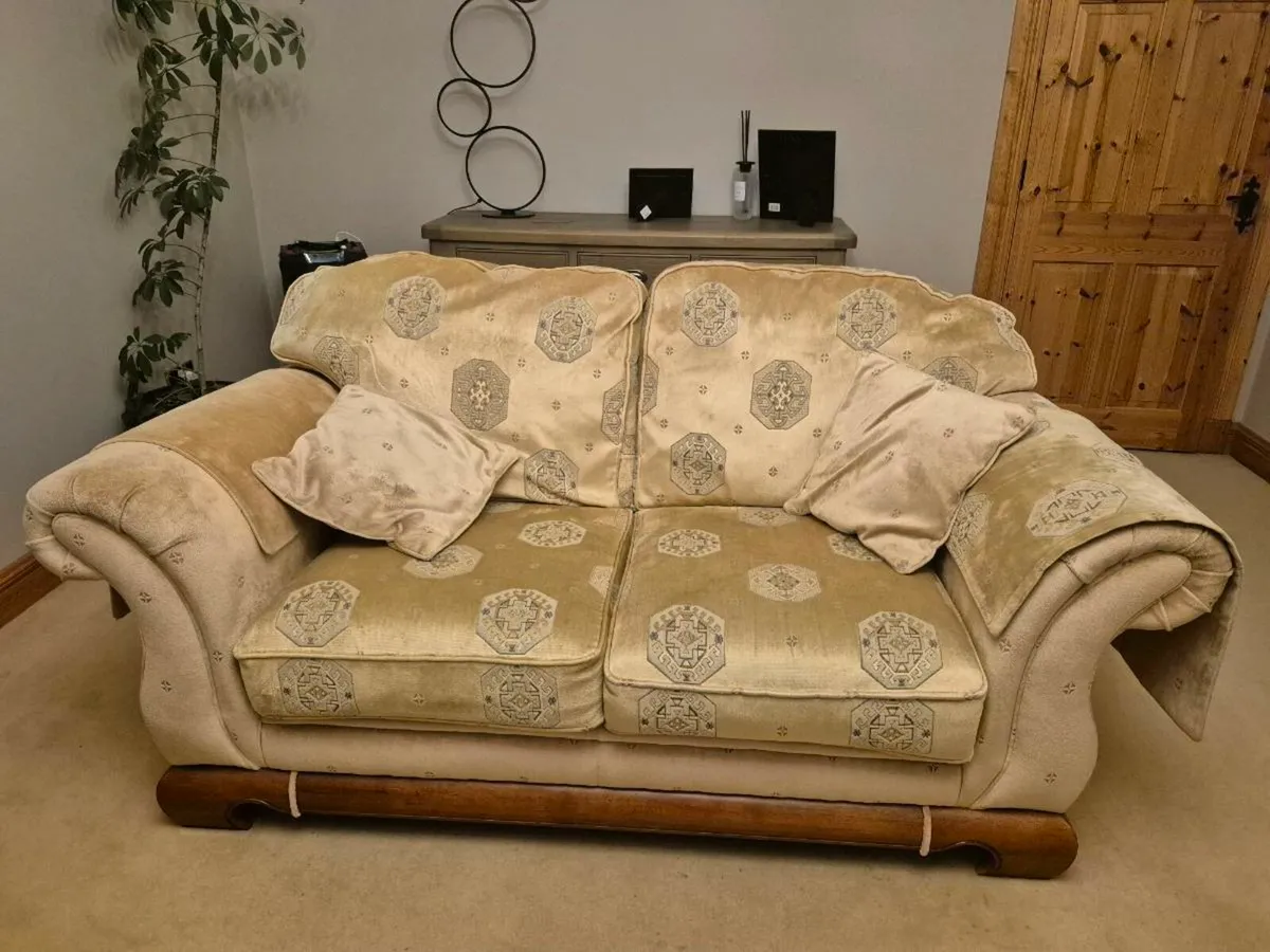 Two seater sofa x 2 and chair x 1 - Image 3