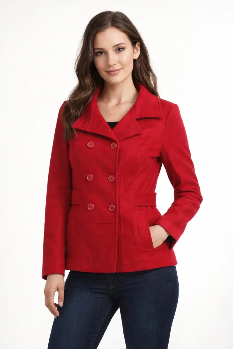 NEW Ladies Red Jacket / Red Coat: Size 10