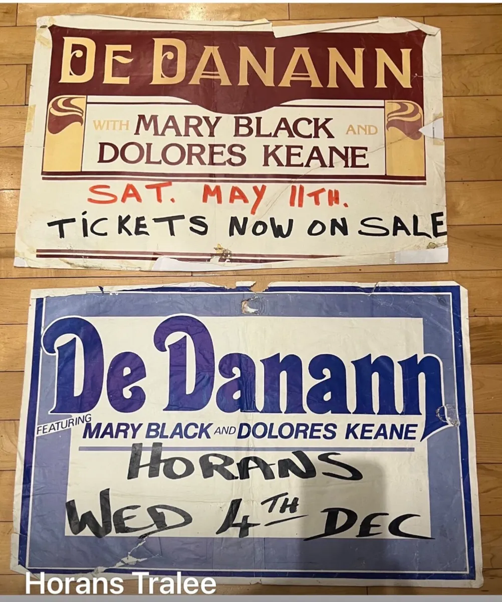 Various Rare Vintage   Gig Posters - Image 1